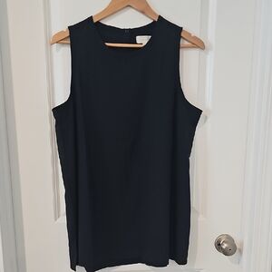 Mud Pie, Black Sleeveless Blouse, Size L